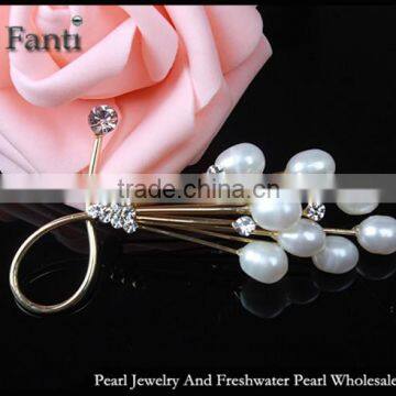 Wedding corsage bouquet freshwater pearl jewelry wholesale