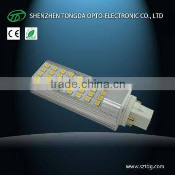 Dimmable 8W LED PL Lamp, Dimmable PL Lamp,G24 PL 8W lamp 40PCS 5050smd epistar