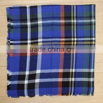 Women's Soft Tartan Checked Plaid Scarf Shawl Cape Blanket Shawl Wrap Scarf Poncho photo-2