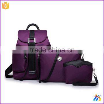 High-grade ladies Nylon three-piece suit handbag bags online for girl