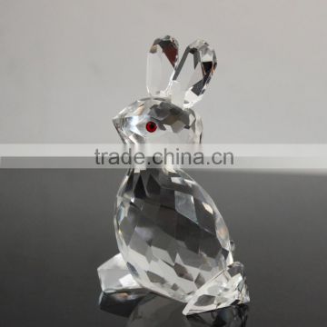 beautiful cute crystal table decoration crystal rabbit on sale