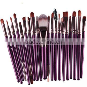 20pcs hot sell fashionable private label cosmetic brush set shaving makeup manufacturer