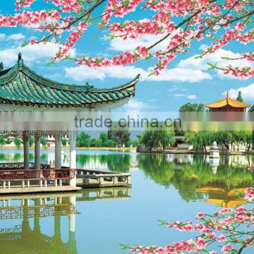 hot sale artist design chinese decoration wallpaper for tea room