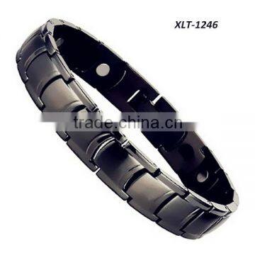 4 in 1 therapy magnetic bracelet mens bio magnetic titanium bracelet