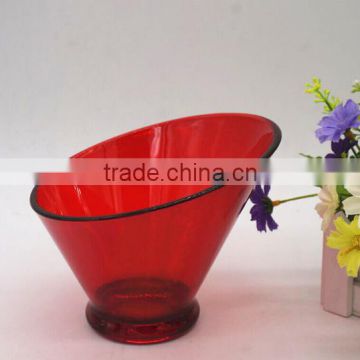 populer sale top quality plastic transparent salad bowl fruit bowls