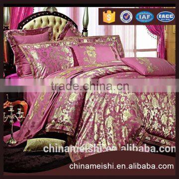 new product china supplier jacquard rayon silk bedlinen