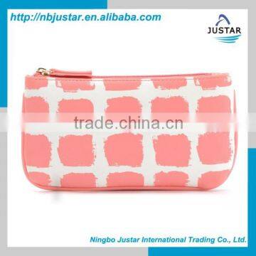 2016 Factory Direct Hot Selling Cross Pattern PVC Ladies Travel Cosmetic Bag