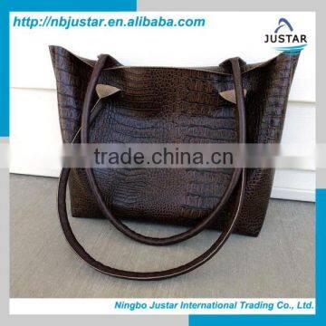 2016 Upscale High Quality Genuine Leather Crocodile Elegant Lady Shoulder Bags