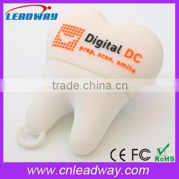 Dental tooth shape usb flash drive, tooth usb stick for medical gift promo
