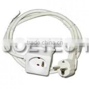 Extension cord for ironing board VDE cable H05VV-F 3G1.0/1.5mm2 NF certification