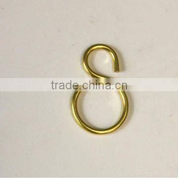 decorative copper s hooks 2mm-3mm