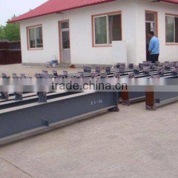Welded steel h beam column