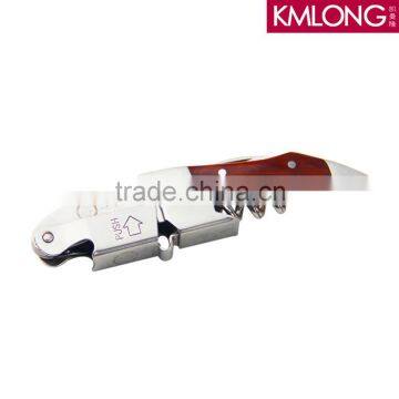 Silver Stainless Steal Seahorse Corkscrew