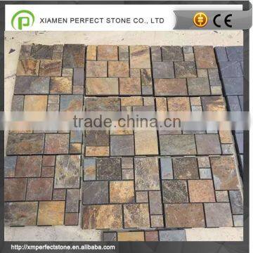 Natural slate flooring for yellow stone slate