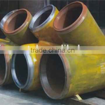 ASTM A 335 P91 High pressure cast iron 45 degree Y tee