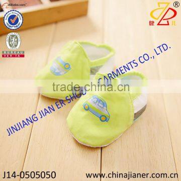 new arrival top quality 100%cotton yellow kintted summer infant shoes