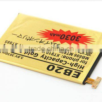 High Capacity 3030mAh battery for Motorola EB20 XT910 XT912 Free Tools