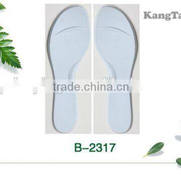 Different density latex insole for shoes