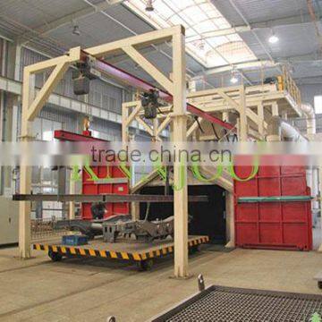 China Surface Treatment Equipment Flat-car Shot Blasting Machine