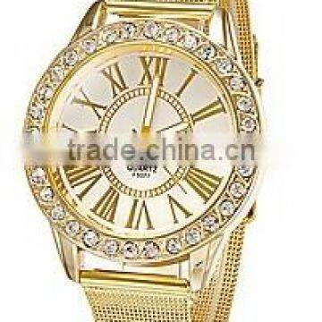 2015 hot sale high quality japan quartz gold watch