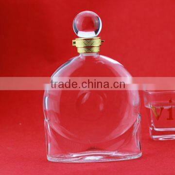 Made in china glass head brandy bottles fruit wine bottles 750ml Brazil agave bottles