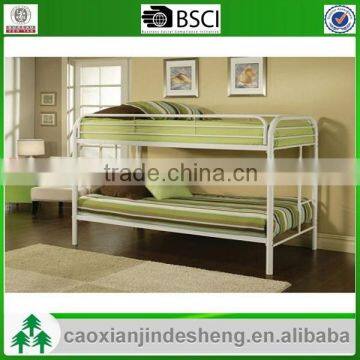 wholesale Bedroom Furniture metal twin over twin bunk bed - White TT-04