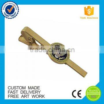 2016 fashion gold tie clip for your selection, custom tie bar