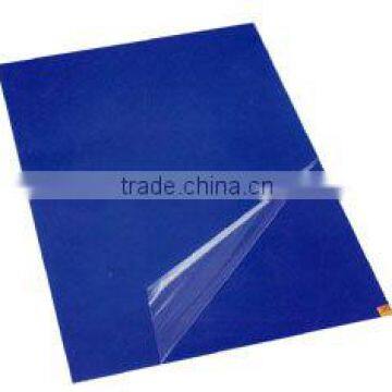 Blue Color Washable Sticky Mat Reusable Sticky Mat