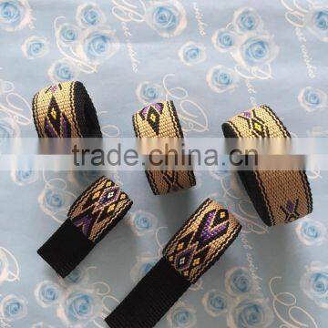 Alibaba China factory directly sale jacquard ribbon polyester webbing