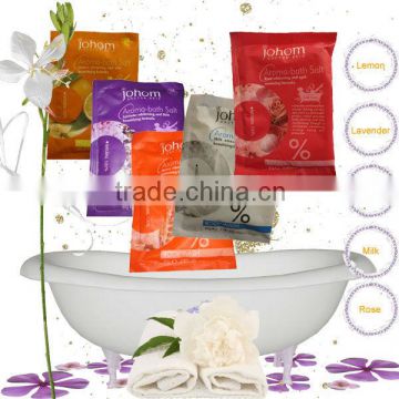 hot selling with different fragrant whitening and moisturizing bath salt