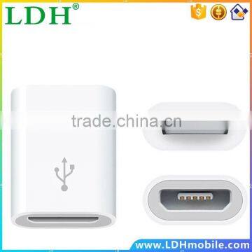 switch port for to MICRO USB adapter turn 8PIN for iphone5/6plus support ios8 Charge And Data Transfer