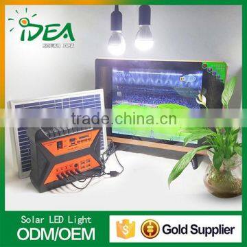 High efficiency off grid energy solar system ac dc power adapter 12v dc led tv