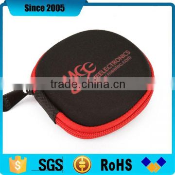 custom nice red eva earphone protective case for travel