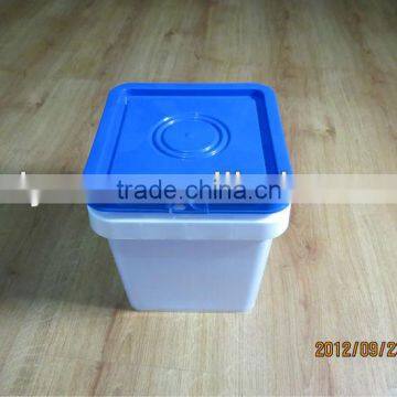 5L white plastic container