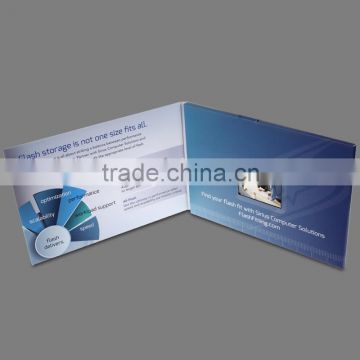 2015 most popular souvenir 2.4" video brochure card,video business card,usb business card