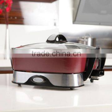 ceramic plate square electric pan/electric skillet/multi cooker