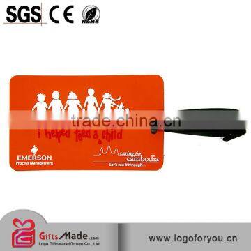 leather luggage tag straps/luggage tag silicon/id card luggage tag