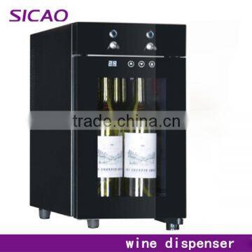 Mirror glass door electric liquor dispenser LCD touch temp.control beer dispenser