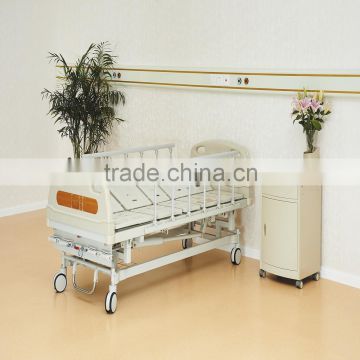 Manual crank turn-over plastic hospital bed for sale