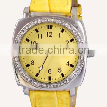 Fashion square bling watch