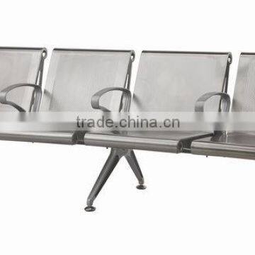 4 Seats Stainless Steel Metal Waiting Room Chairs