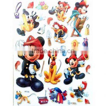 3D Mickey Mouse cartoon character foam wall sticker