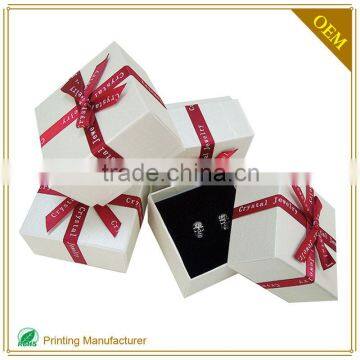 Fashion Custom Jewelry Gift Box Inserts For Ring Necklace Bracelet