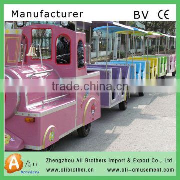 Chinese New Products Amusement Park Rides trackless train animal