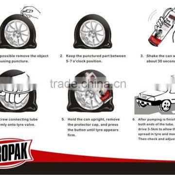 2016 CANTON FAIR Aeropak China Automatic Tyre Sealer Inflator 450/550/650ml for Bike and Car photo-5