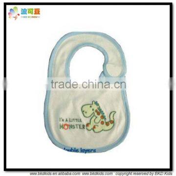 BKD Plain Cotton Cartoon Baby Bibs Factory Supplier photo-5