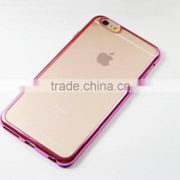 Hot Transparent Electroplating Mobile Phone Case,Mobile Case TPU for Iphone 6 Case photo-6