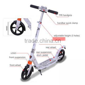 CE/EN Approved Adult Age Double Suspension 100%aluminum Adult Mini Scooter