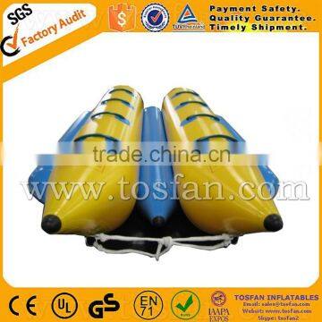 Commercial inflatable banana boat for water games A9035B