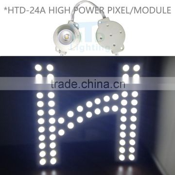 1.8 W high power LED module / LED backlight module/160degree led module for signage factory